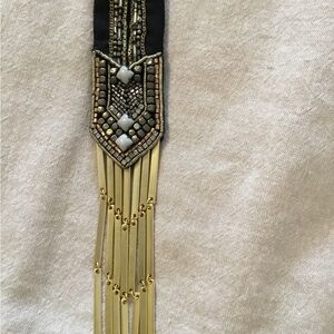 Final price drop. Stella & Dot Gold Fringe Necklace.